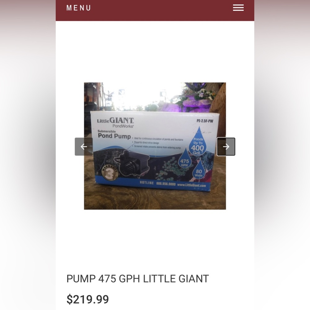 pond pump - Picture 5 of 5